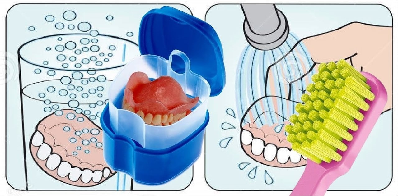 Правила ухода за акриловыми зубными протезами
